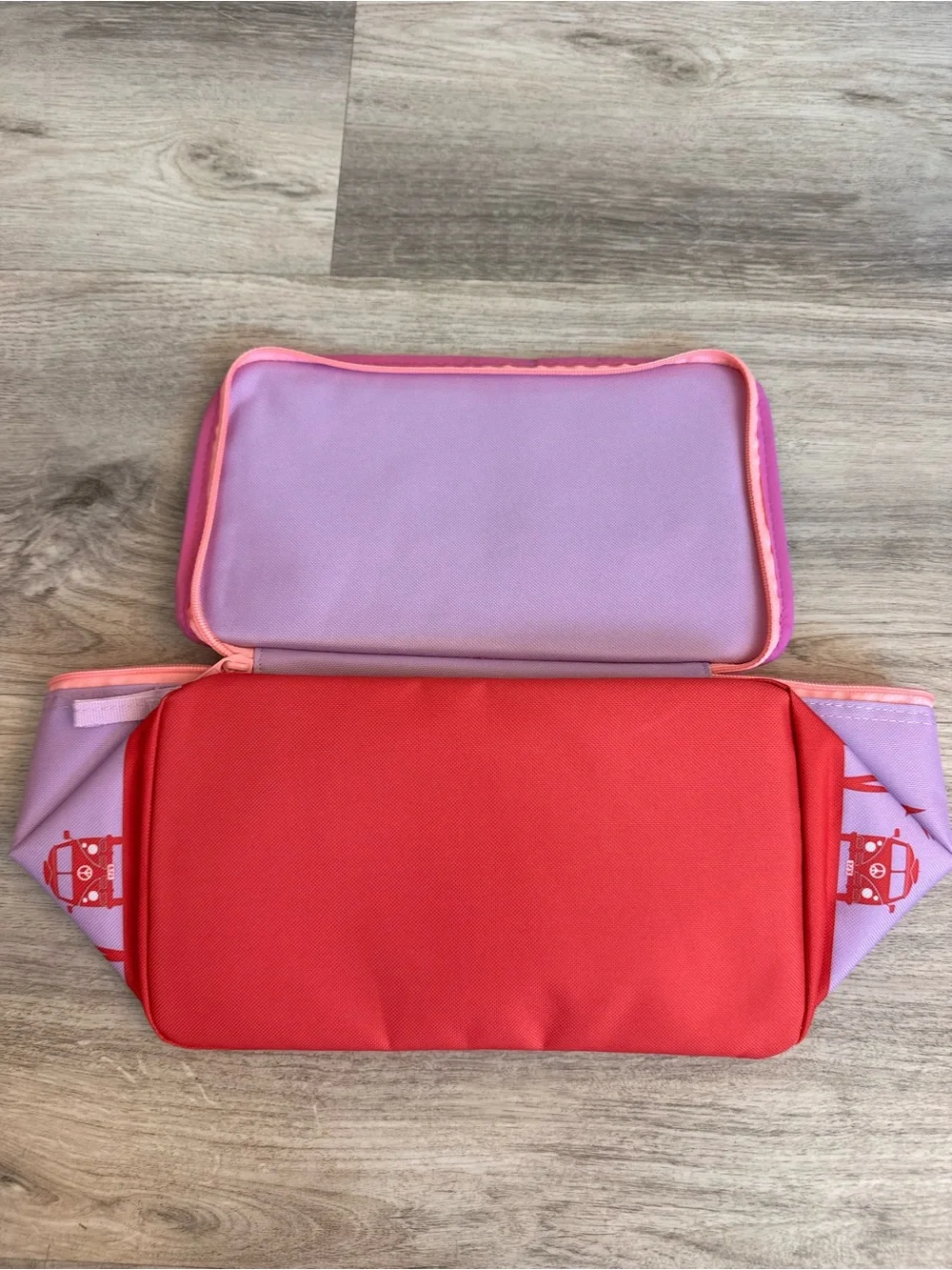 Trader Joe’s Mini Insulated Bag Purple Pink Limited Edition Cooler Tote